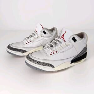 Nike Air Jordan 3 Retro White Cement Reimagined Size 9 DN3707-100 Sneakers